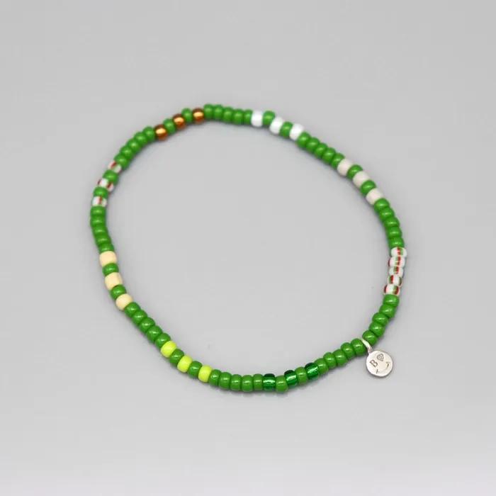 Bonbo Smile Mini Charm Color Mix Layered Bracelet