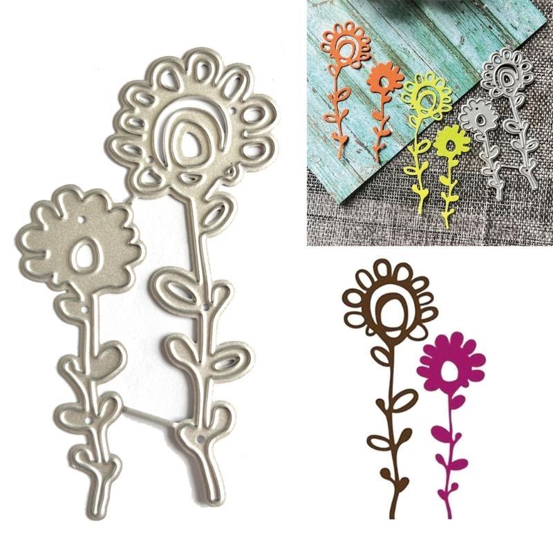 Flowers Metal Cutting Dies DIY Scrapbooking Decorative Embossing Paper Template