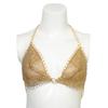 Rhinestone Body Chain Silver Chest Chain Party Body Jewelry Sparkly Halter Bra Chain Club Belly Accessories