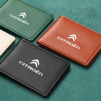 Ultradünne Auto-Führerschein-Tasche Ausweis-Lederhülle Für Celysee C6 C3 C5 C1 C2 C4 Aircross Picasso Cactus Berlingo
