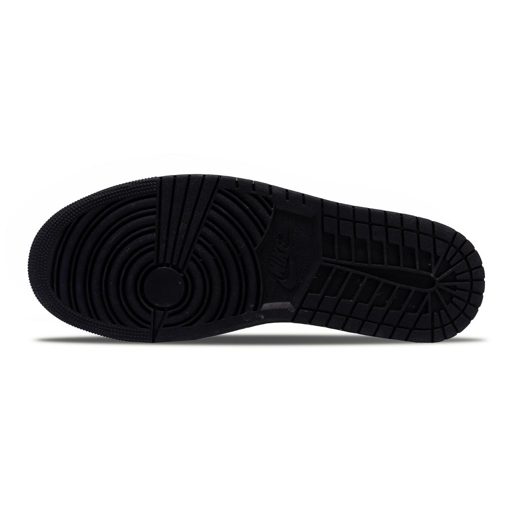 Jordan Air Jordan 1 With Mist Shadow Abrasion Resistant Low top Vintage Basketball Shoes Unisex Black Gray 553558-081(Team73-)