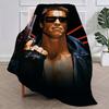 Coperta Morbida Film Commando di Schwarzenegger Tappeto Morbido per Pisolino su Divano per Soggiorno Caldo Ufficio Camera da Letto Compleanno Casa Viaggio Regali per Bambini