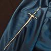 Vintage Chinese Hair Stick with Long Lasting Sword Elegant Pendant Alloy Hair Chopsticks for Cheongsam Han Clothes Dress