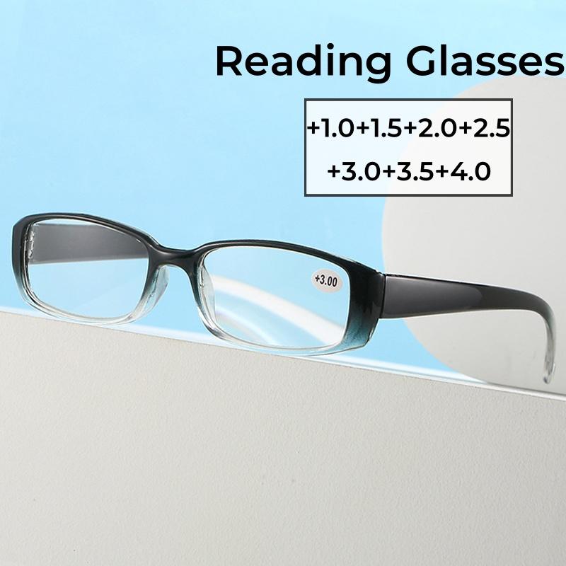 

Ladies Reading Glasses Unisex Ultralight Finished Prescription Far-sighted Eyeglasses Anti-blue Light Computer Eyewear Diopter