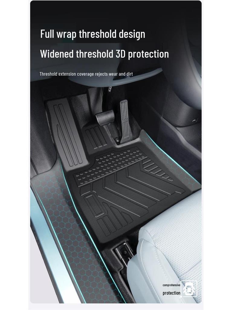 Changan New Deep Blue S05 TPE Floor Mats - Compatible with 26 Models, Full Coverage Car Accessories.