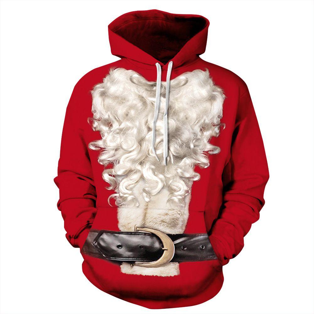 Premium Quality Ugly Xmas Christmas Sweater Santa Jacket Hoodie Pullover For All
