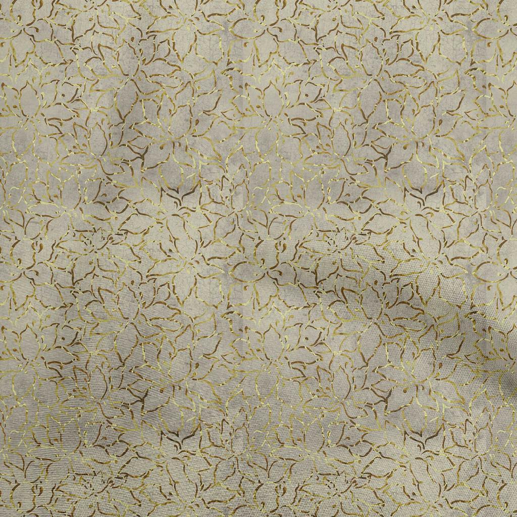 oneOone Cotton Flex Brown Fabric Aian Batik Sewing Craft Projects Fabric Prints By Yard 40 Inch