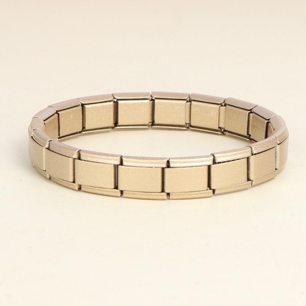 9mm Italian Chain Link Bracelet Stretchable Elastic Hand Chain Gift