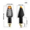 2Pcs Universal Led Motorcycle Turn Signal Light 12V Waterproof Amber Flasher Indicator Blinker Rear Lights Lamp Accessories