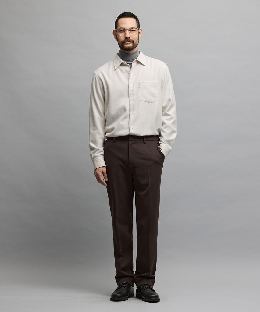 STCO Fleece-Lined Pants_Brown (Straight Fit)_Spaxa03Csh