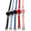 Jiuai Silicone Ball Gag for Adults - BDSM Role Play Accessory for Couples