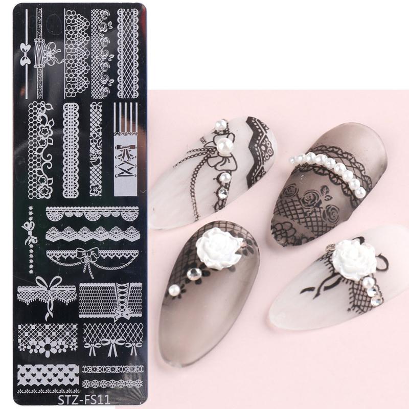 Nail Art Stamping Plates Flower Moon Snowflake Animals Design Nail for Image Stamp Plates Manicure Templates Nail Art To