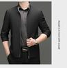2025 High-End Men's Business Casual Non-Iron Jacket for Spring/Autumn - Middle-Aged Dad Style