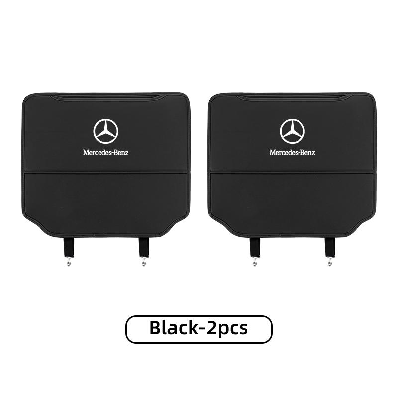 

GLC GLB 2PCS Car Seat Back Protector Anti-Kick Mats Anti Dirty Pad For Mercedes Benz AMG A C E Class W201 W210 W108 W204 W205 W