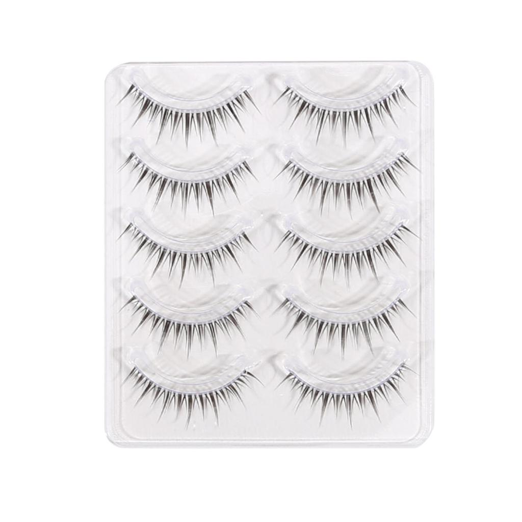 5 Perechi Gene False Naturale Machiaj Gene Artificiale Fete Femei DIY Extensie Gene Cosplay Cosmetice Instrument de Frumusețe