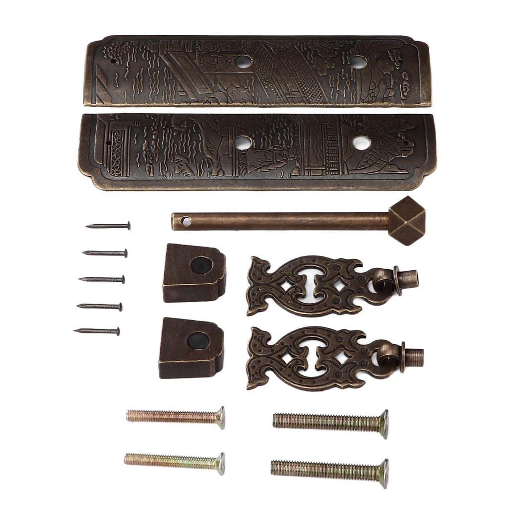 Antike Schubladenanhängergriffe Wunderschön graviertes Messing mit hoher Härte Schubladengriff für Bücherregal