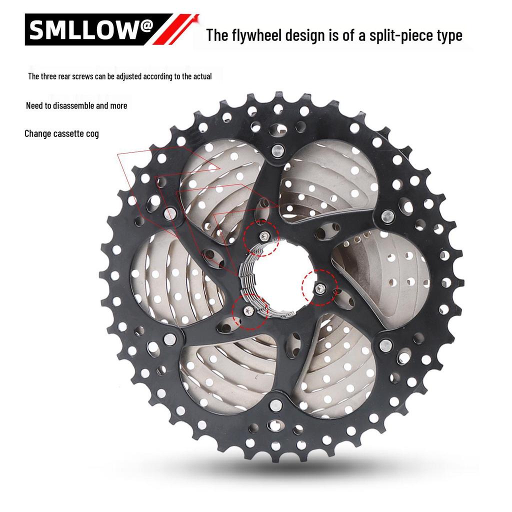 SMLLOW 10-Speed 11-50T/46T Mountain Bike Cassette Flywheel