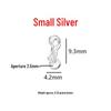 S925 Sterling Silver Fish Hook Clasp for Jewelry Making - Retro Bead Stringing & Necklace DIY Accessories