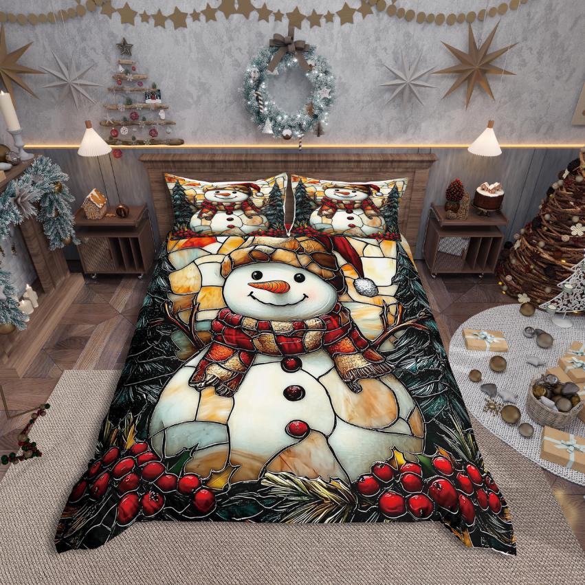 Comforter Homewish Merry Christmas Festival Xmas For Girls Bedding Sethappy New Year Decor