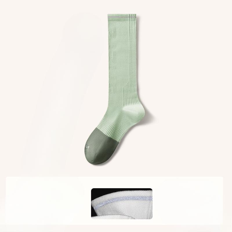 Female Spring and Autumn Sports Riding Running Jump Rope Thin Leg Long Leg Socks