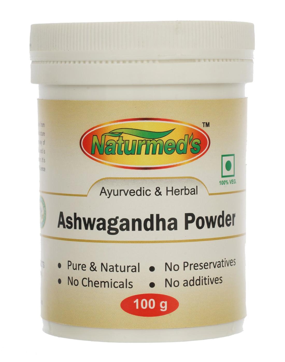 

Ашвагандха (100 г), Ashwagandha Powder, Naturmed s