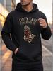 Praying Hands, "Only God Can Judge Me" Printed Hooded Sweatshirt, Front Print or Reverse Print Options, Lightweight and Breathable, Suitable for Sprin