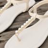 Fashion 2025 The New Summer Sandals Women Fashion Casual Beach Outdoor Flip Flop Sandals Metal Decoration Ladies Flat Shoes Plus Size