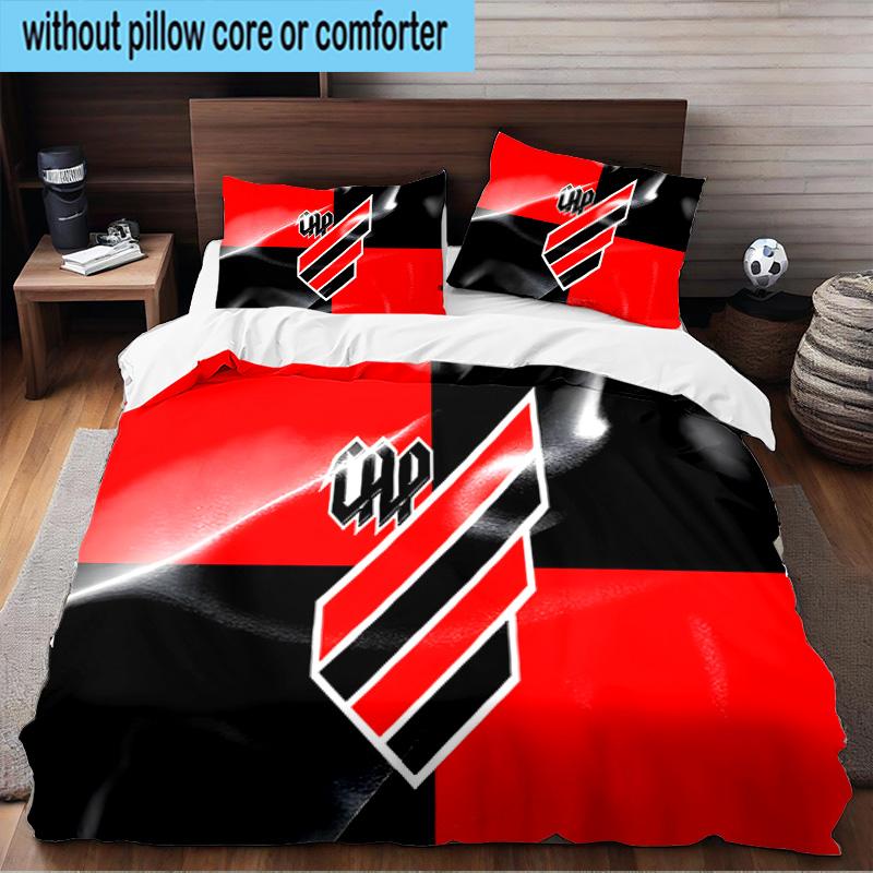 3PCS Athletico Paranaens Bedding Set For Bedroom, Dormitory,Including 1pc Duvet Cover And 2pcs Pillowcases Large size Fan gift