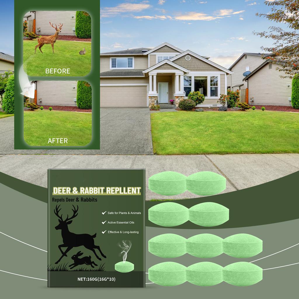 Hirsch und Pillen Heimanwender Außerhalb des Gartens Pflanzenölgeruch Lang anhaltende Pillen