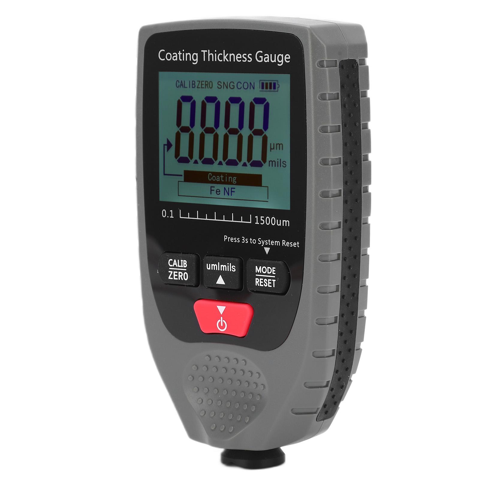 

Толщиномер GM998 ЖК-цифровой толщиномер краски с высокой точностью портативный для измерения толщины