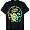 Vrienden Cruise 2025 Vakantiereis Cruisen Vrienden Bijpassend T-shirt(1)