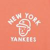 New MLB New York Yankees T Shirts Women's Orange 31TSC6031-50O