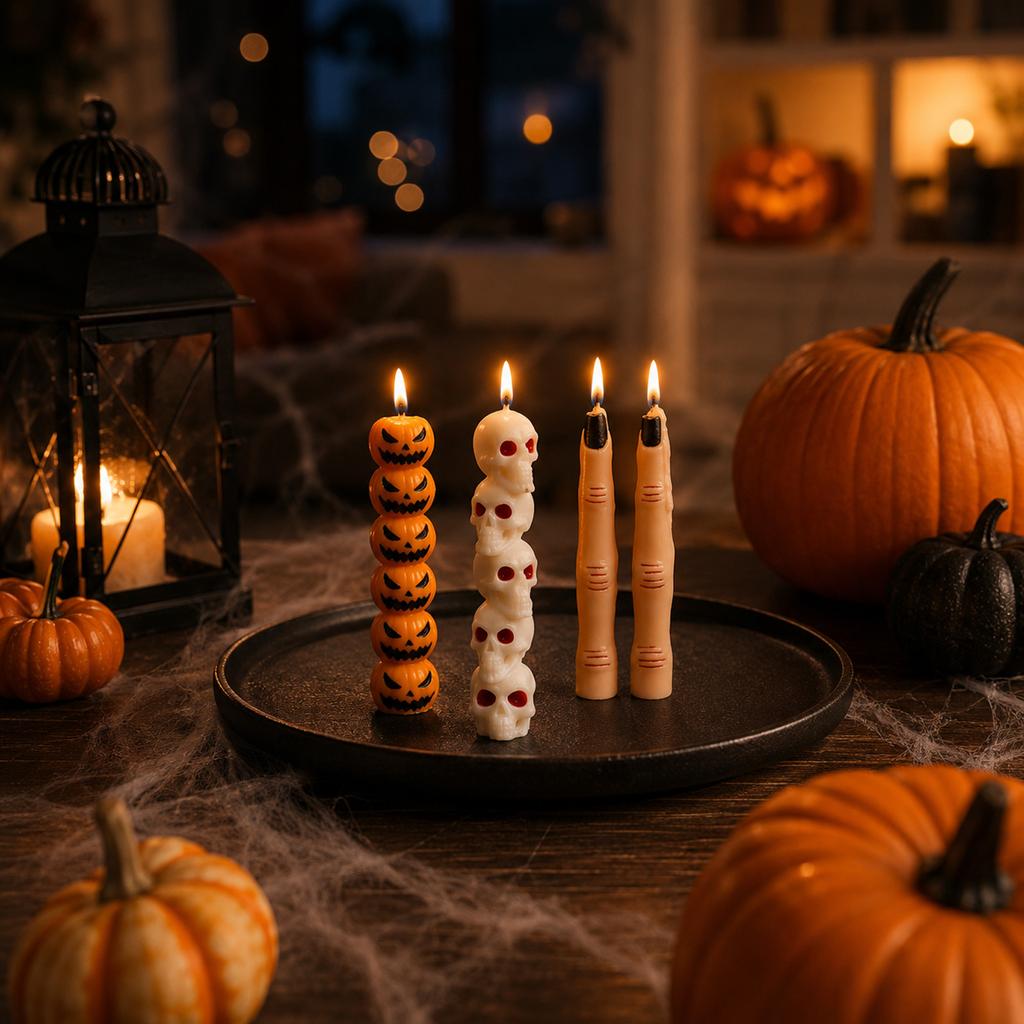 Halloween Scented Candles Set of 3