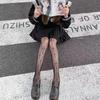 Women Hollow Out Tights Sexy Lace Mesh Fishnet Stockings Girls Lingerie Hosiery Hot White Black Cross Thigh High Long Pantyhose