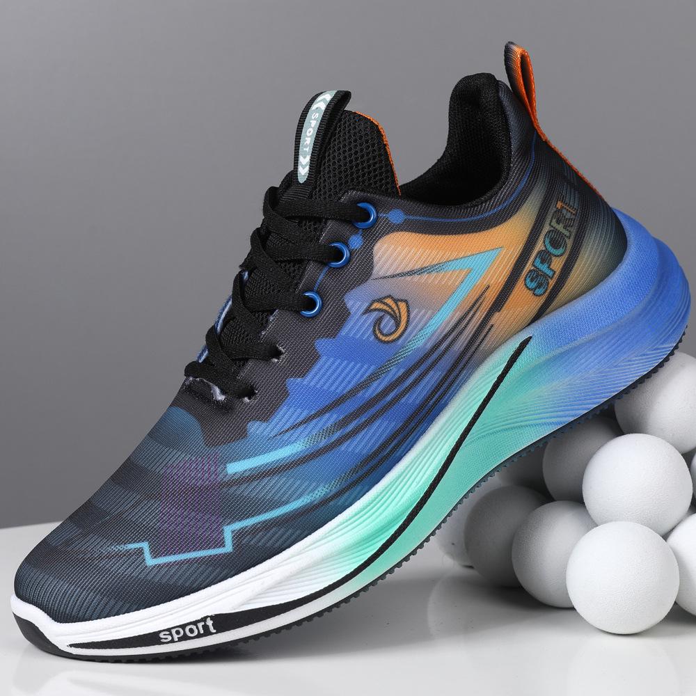 Men's Plus Size Shock-Absorbing Running Shoes - Fashionable Autumn/Winter Casual Sports Footwear