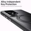 KEYSION N52 Magnetic 360° Ring Stand Case for MagSafe for Samsung Galaxy S25 Ultra 5G S25+ Matte Transparent Shockproof Phone Cover