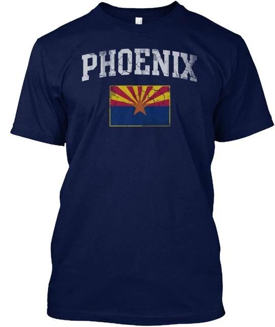 Phoenix Arizona Flag T-Shirt Made in the USA Size S to 5XL S