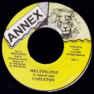 

7inch Record CAPLETON - Melting Pot NONE Annex 2000 Jamaica Reggae, Ska & Dub Used