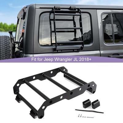 Estensione Ripiano Metallo Finestrino Posteriore Auto Scala da Arrampicata Per Jeep Wrangler JL 2018 Su Staffa Accessori Esterni