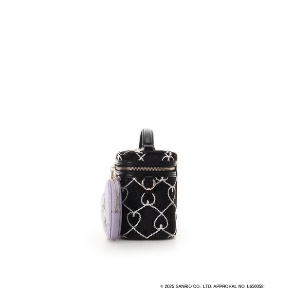 Samantha Vega Sanrio Kuromi Vanity Bag Cute Cosmetic Bag Mini Handbag Black Purple Japan Limited Collection Gift