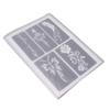 19 Sheets Tattoo Stencils Waterproof Temporary Reusable Body Art Glitter Tattoo Templates