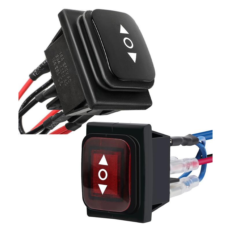 Waterproof Toggle Switch For Durable for Motor Power Supply Control with Reset Function High Strength Material