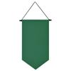 Triangle Flag Wall Hanging Canvas Banner Hanging Brooch Pin Display Durable Multifunctional Badge Storage Pin Display Pennant