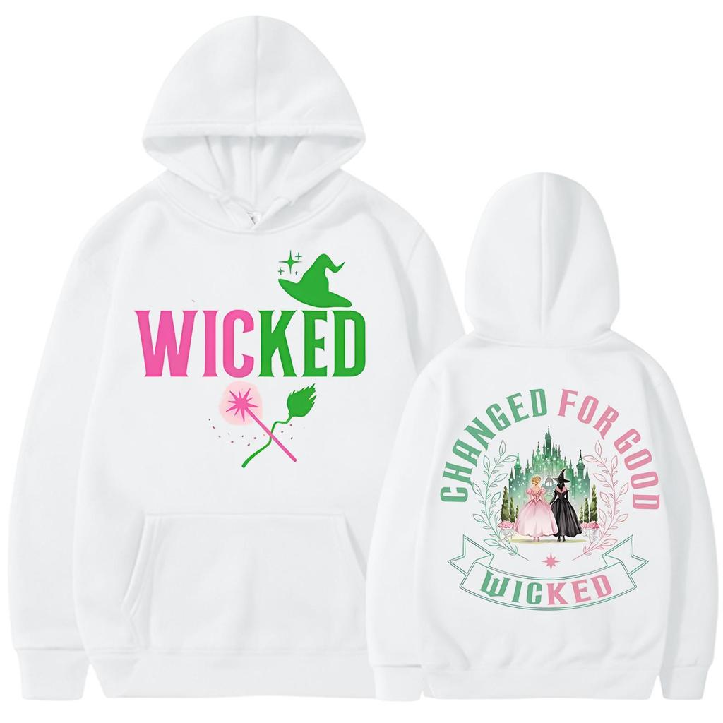 Women's Fashionable Casual Hooded Long Sleeved Printed Sweatshirt