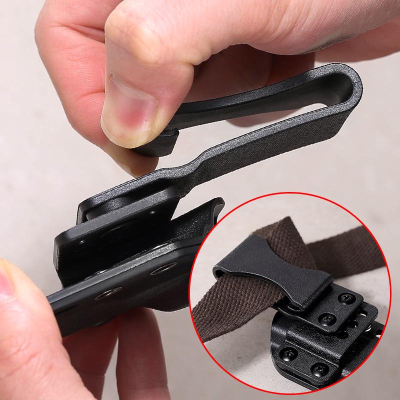 Outdoor Multifunctional Rotating Knife Sheath Belt Clip - Tactical, Detachable, and Versatile Accessory