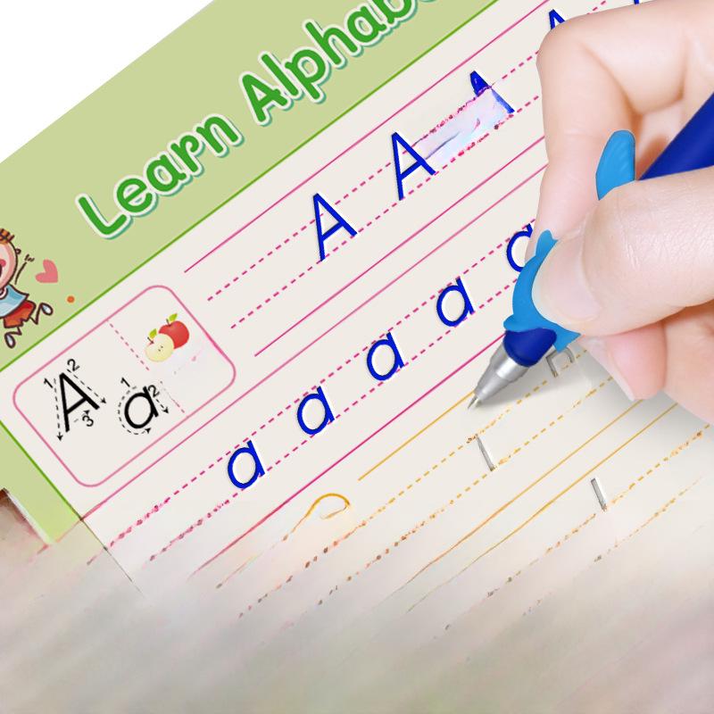 All-English Children's Magic Groove Copybook Gift Box - New Version