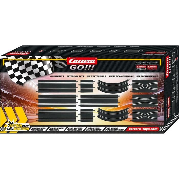 Extension Set 2 - CARRERA - Carrera Go!!! - Enfant - Accessoire Pour Circuit - Intérieur