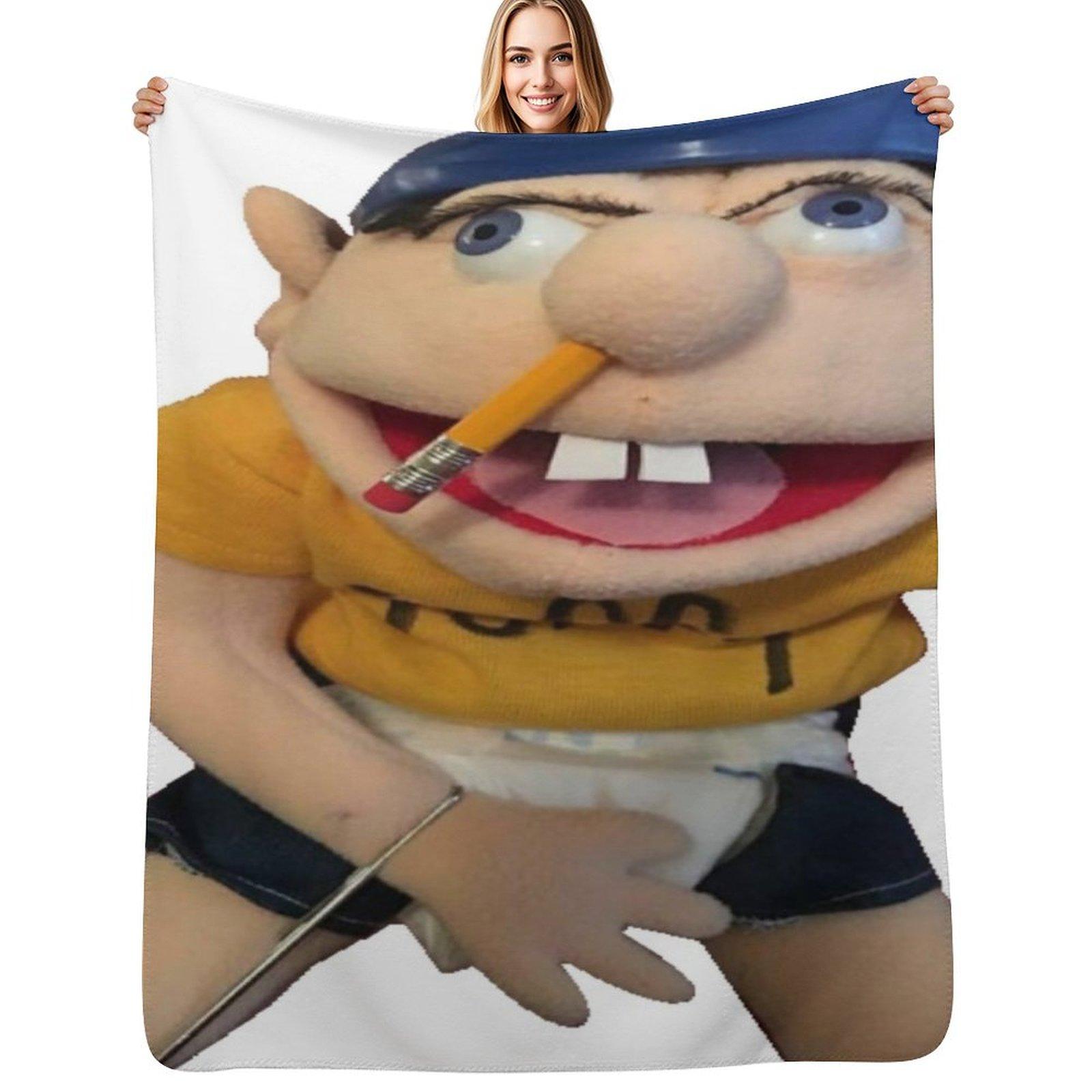 

SML Jeffy Throw Blanket Breathable Lightweight Blanket for Adults Kids 102x76cm(40x30in)