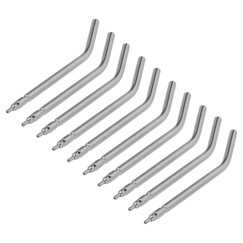 10pcs Dental Air Water Syringe Tip Stainless Steel Teeth Cleaning Air Water Spray Nozzles for