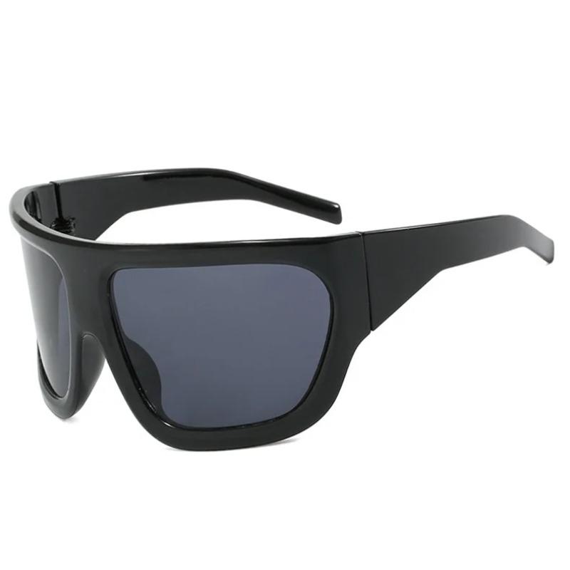 Extra Large Cycling Goggles Sunglasses UV400 Protection Street Fashion Punk Outdoor Hip-Hop Women Sunglasses